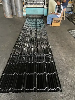 Quality Roofing Sheet/ Black Step Tiles/0.55