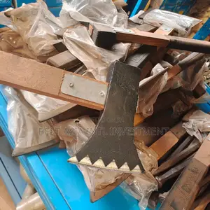 Hand-Forged Carbon Steel Axe