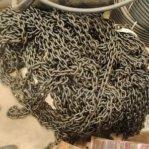 Heavy-Duty Dark-Finished Round Steel Link Chain