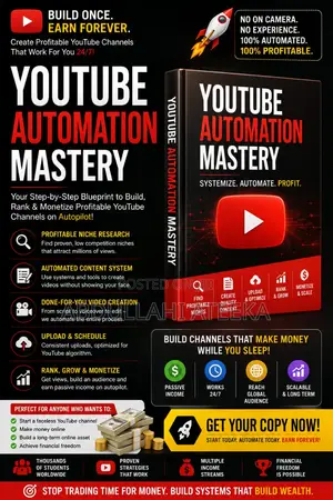 YouTube Automation Mastery – Build Faceless Channels