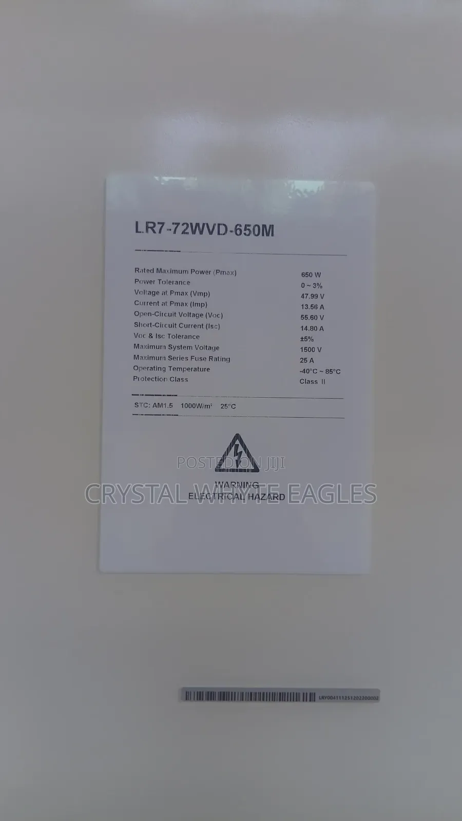 Longi Antishading 650w Monocrystalline Solar Panel