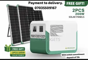 Cola 1000 Pro With Free 200w Solar Panel 2pcs With 5yrs Warranty