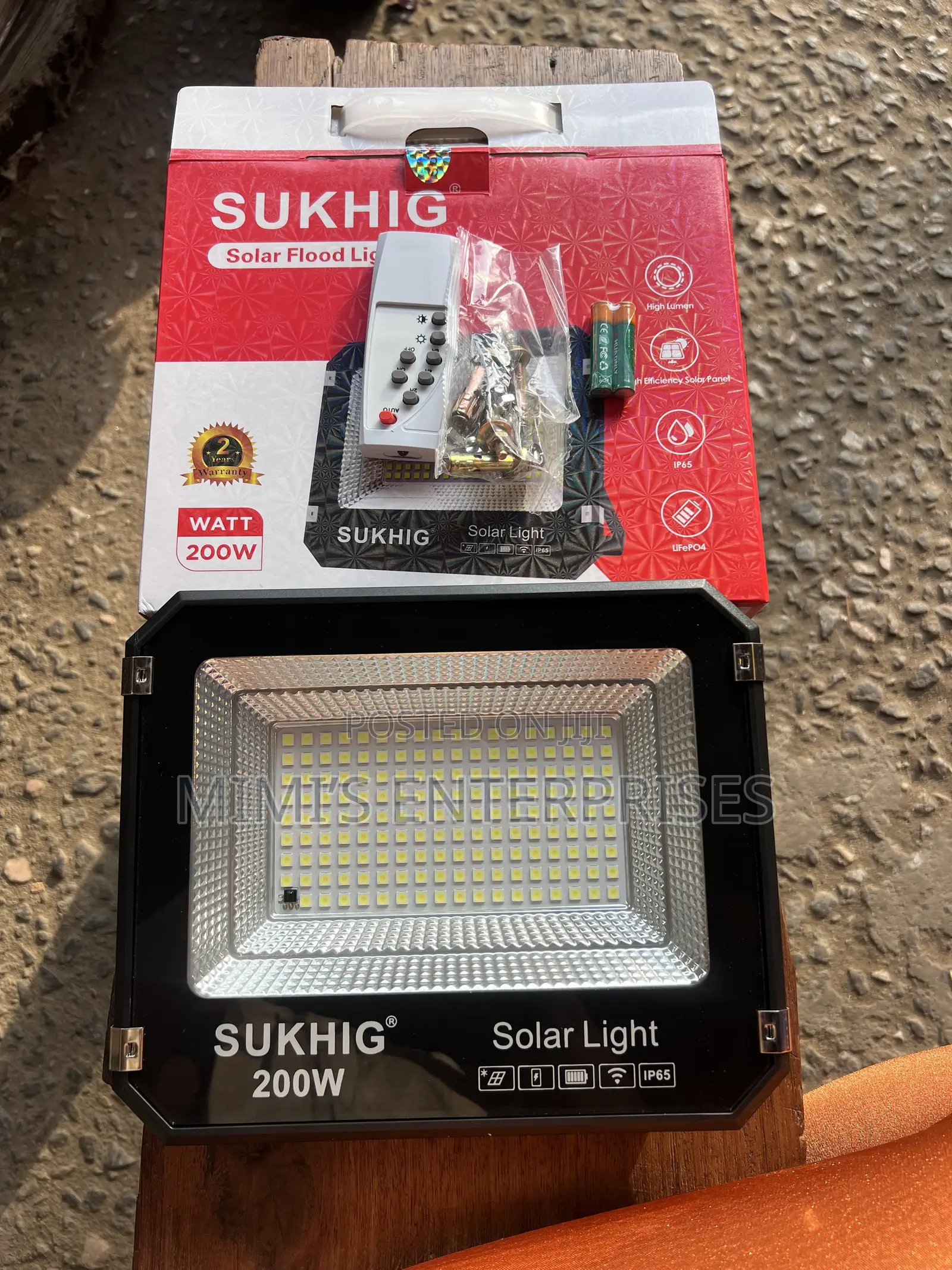 SUKHIG Solar With Separate Panel 200watts