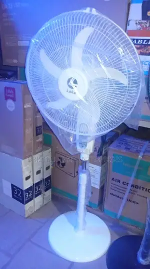 Original Leku Solar and Rechargeable Fan 16 Inches Multifunctional Fan