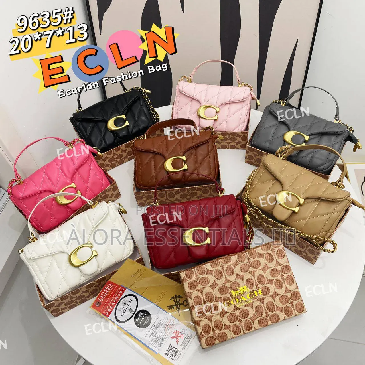 Fully Boxed Coach Bag