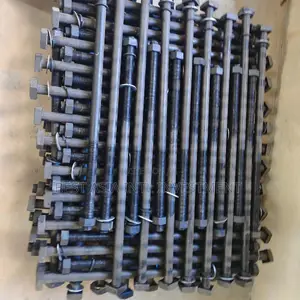 Heavy-Duty Fully Threaded Black Hex Bolts