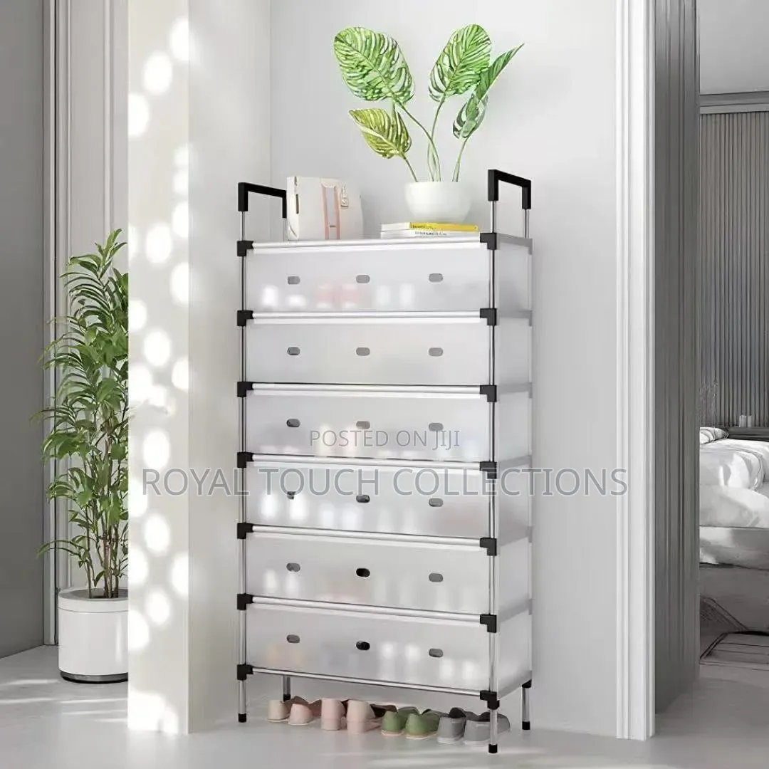 6-Layer Storage Cabinet With Drawers Large Space-Saving Home Organize