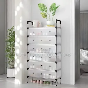 6-Layer Storage Cabinet With Drawers Large Space-Saving Home Organize
