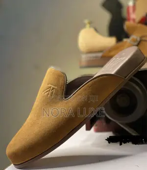 Men’s Classic Suede Slip-on Loafer – Luxury Brown
