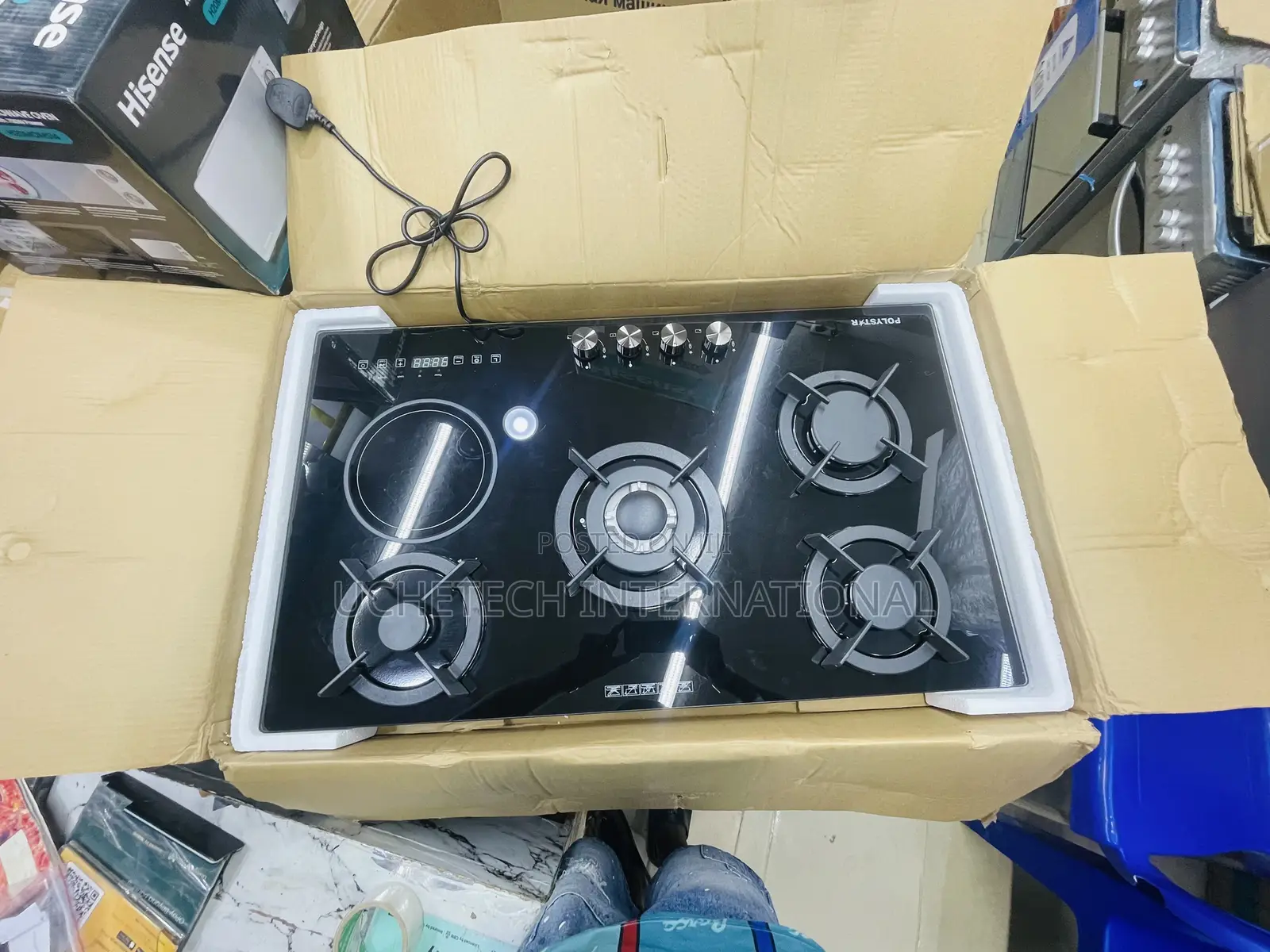 Polyester Inbuilt Gas Cooker