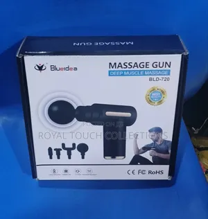 Mini Fascial Gun – Deep Muscle Massage Gun With 4 Massage Heads