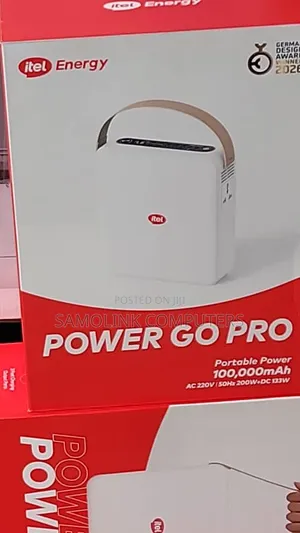 Itel Energy Power Go Pro 100,000mah, 200W (320WH)