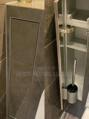 Hidden Toilet Brush/ Tussle Holder