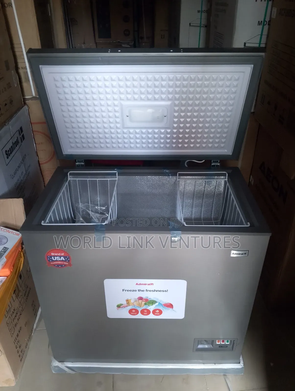 Admiral Chest Freezer Model 200 Liters