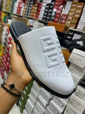 White Collection of Designers Half Shoes