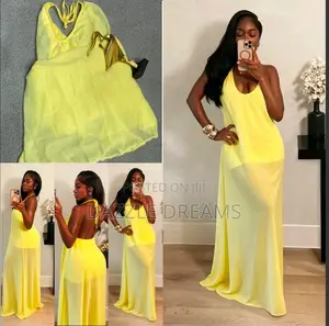 *Luxe Vneck Backless Dress*