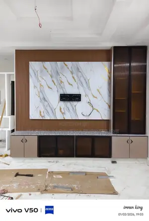 Luxury Modern TV Console Media Wall