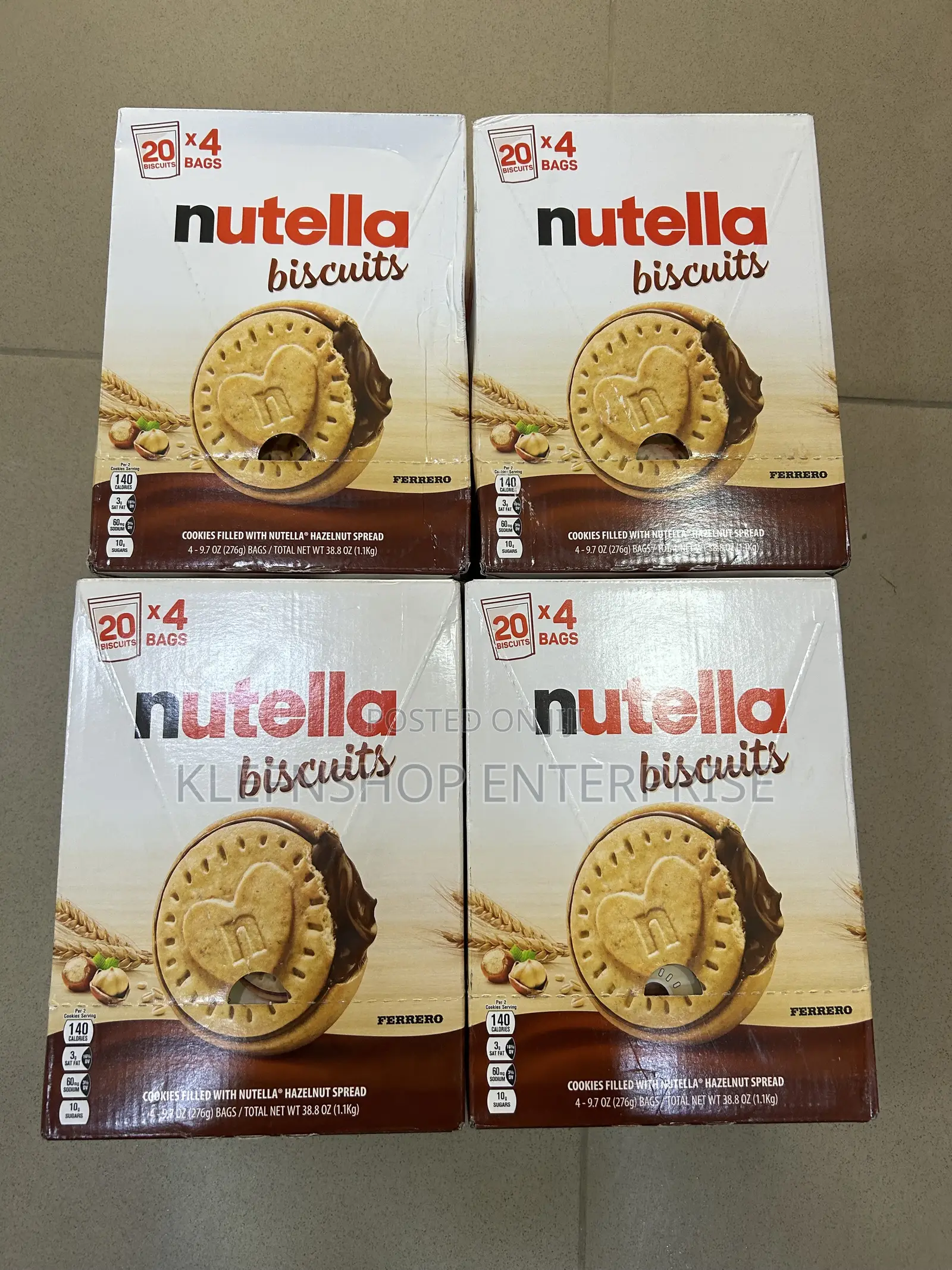Nutella Biscuit X 4 Pouches