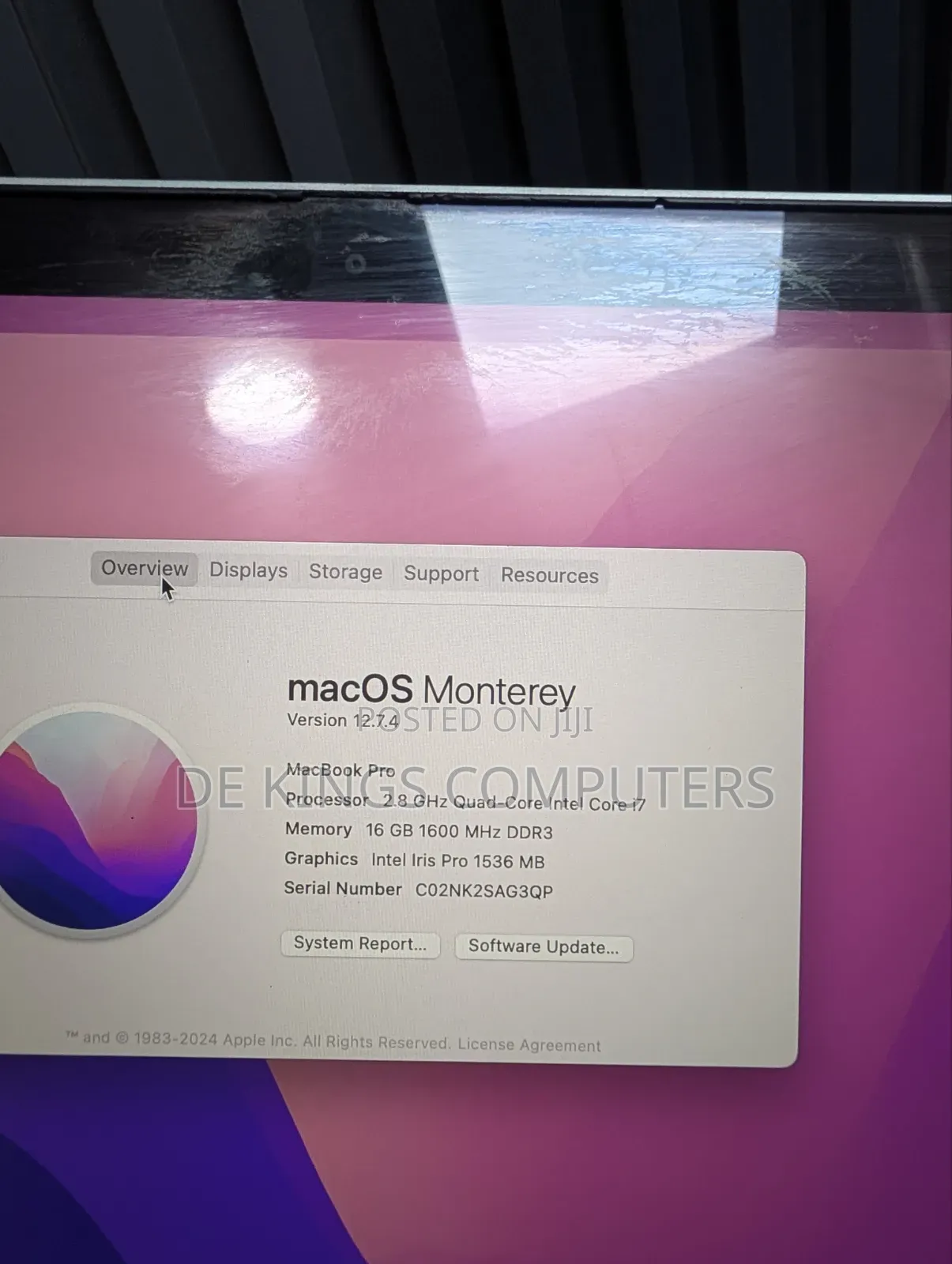 Laptop Apple MacBook Pro 2014 16GB Intel Core i7 SSD 1T
