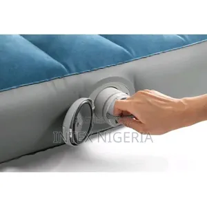 Intex Inflatable Prestige Downy Airbed With Rechargeable Pump