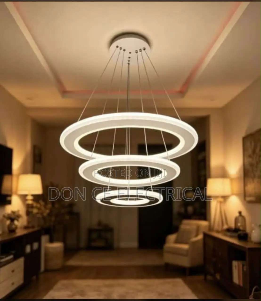 3rings 3colour Chandelier