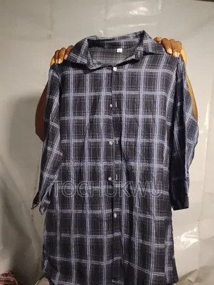 First Grade Thrift Ladies Checkers Shirt Size L Still Clean