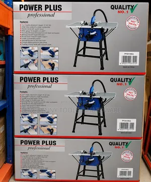 Power Plus Professional Table Saw Machine, Model PP2010SUL.