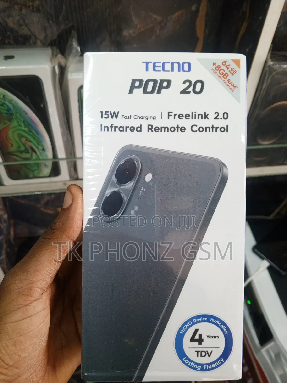 New Tecno Pop 20 64 GB Black