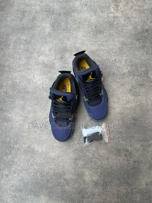 Original Nike Air Jordan 4 Retro Lakers (GS)