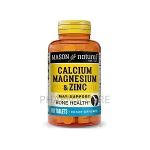 Calcium Magnesium Zinc Tablets- 100 Count