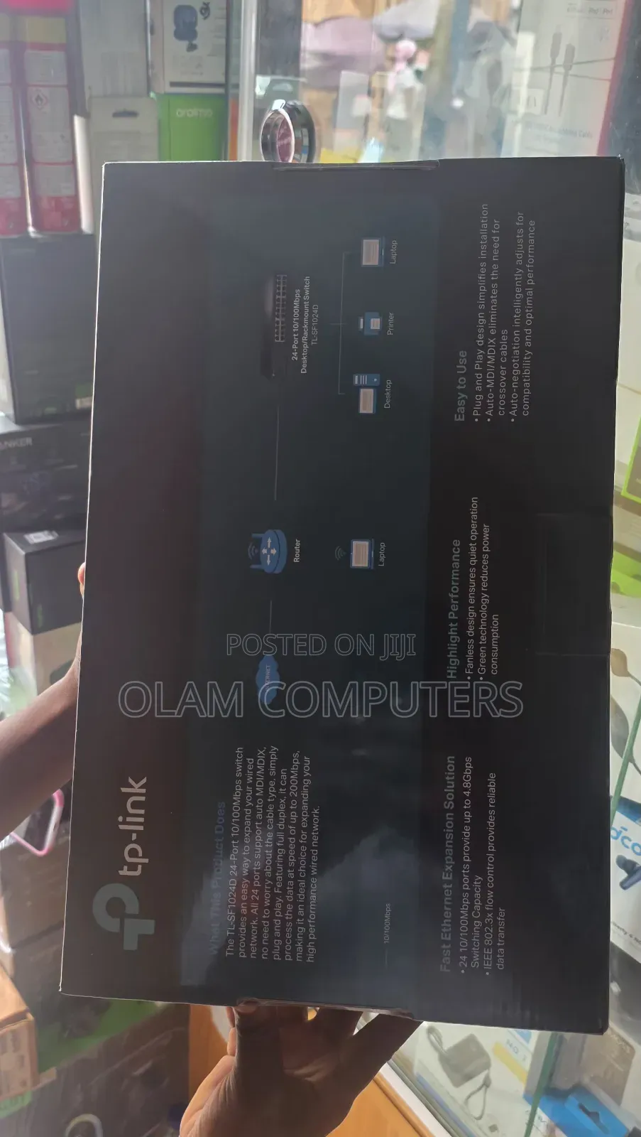 TP-Link 24 Port 10/100Mbps Desktop/Rackmount Switch