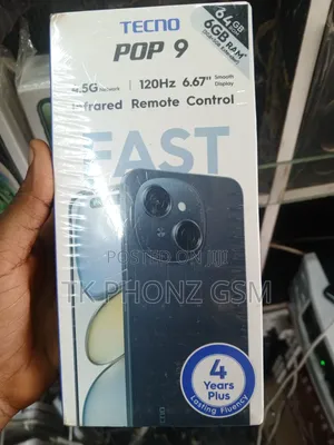 New Tecno Pop 9 64 GB Black