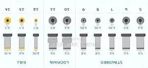 Universal Plugs DC to Plug Power Adapter for Notebook Laptop