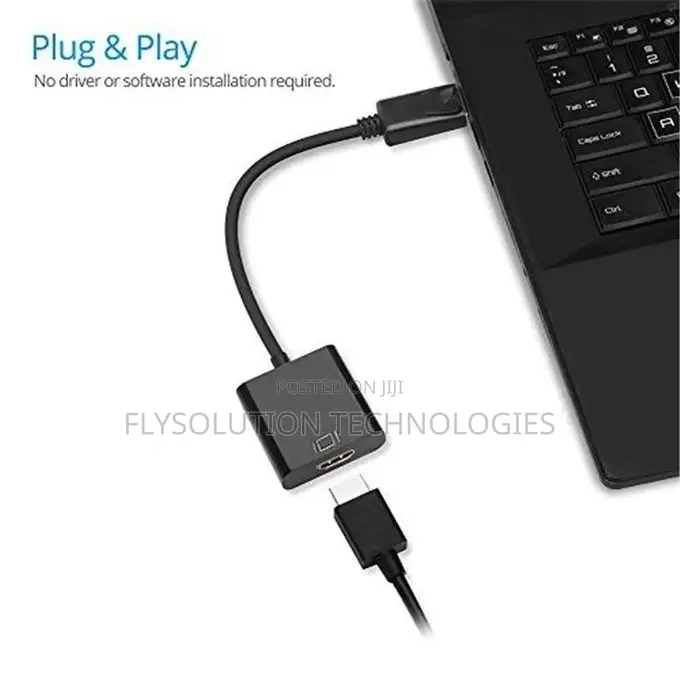 1080P DisplayPort Display Port to HDMI-compatible Adapter for PC TV