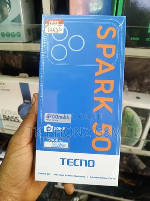 New Tecno Spark 50 128 GB Black