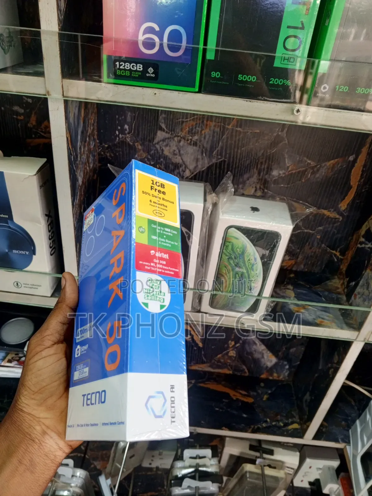 New Tecno Spark 50 128 GB Black