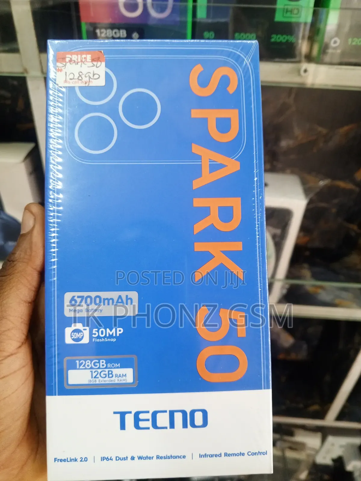 New Tecno Spark 50 128 GB Black