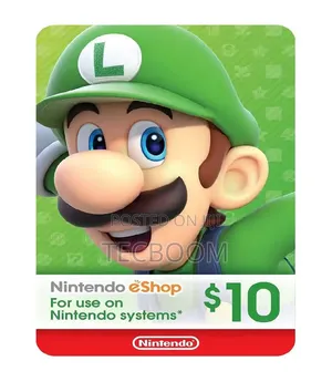 Nintendo Eshop Gift Card All Denomination Available