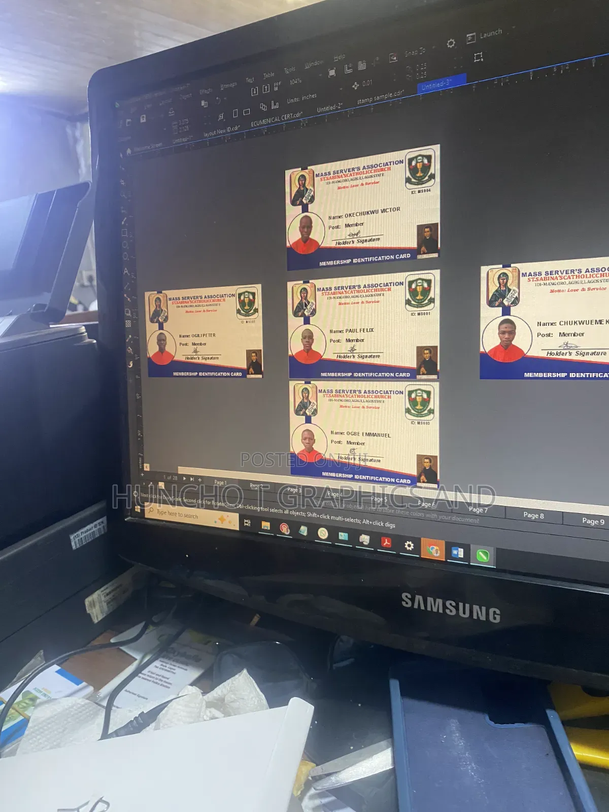 Bulk ID Card Printing Design Services | Plastic Staff ID Cards