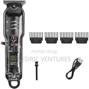 Share This Product
Rechargeable Transparent Hair Clipper