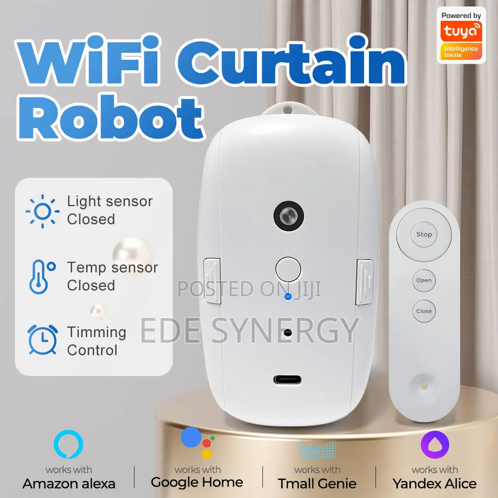 Bt Voice Control Switch Motorized Curtain Robot App Control