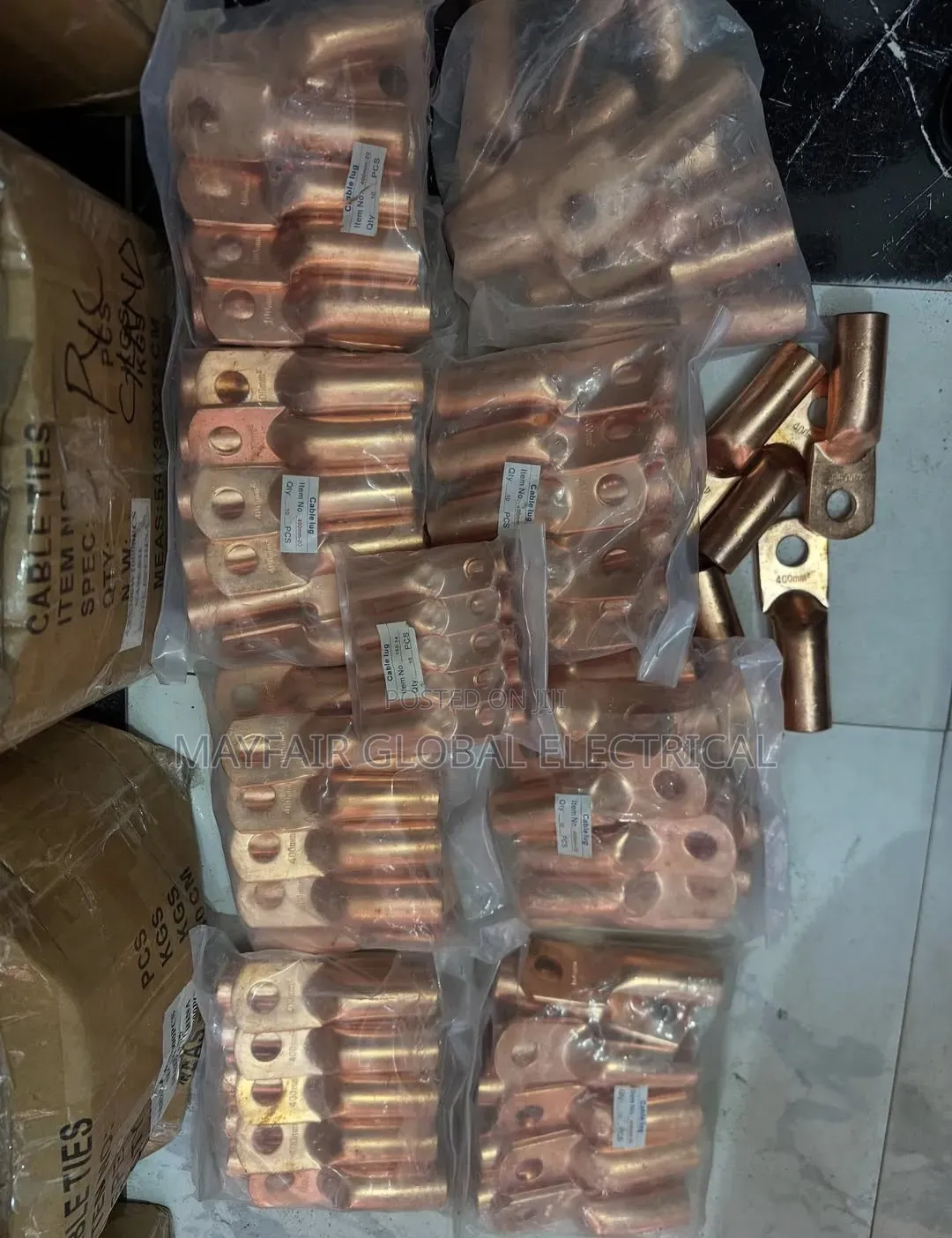 400mm Copper Cable Lug