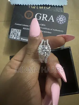Moissanite Engagement Ring; Size 9
