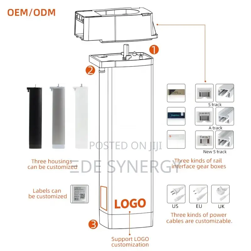 Curtain Motor Wireless Tuya Window Controller Indoor Office Smart