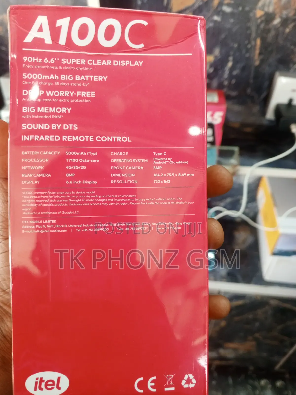 New Itel A100C 64 GB Green
