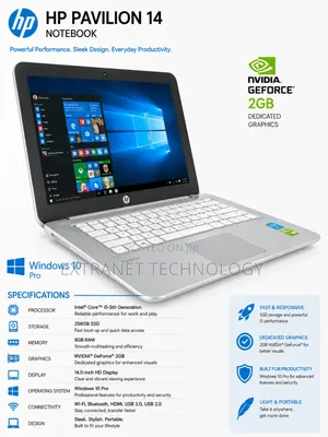 Laptop HP Pavilion 14 8GB Intel Core i5 SSD 256GB