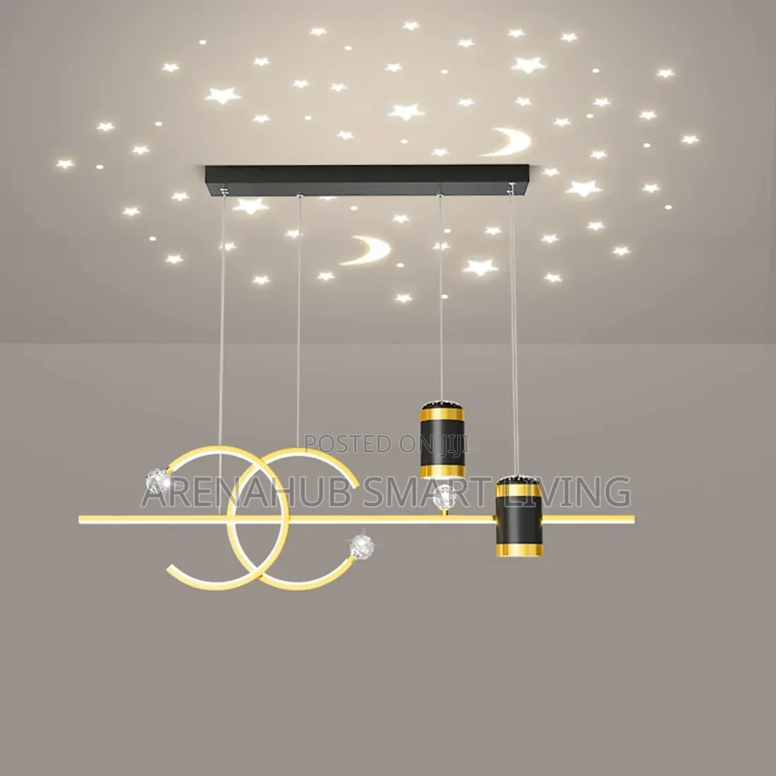 Modern Dining Room Pendant Light LED Smart Remote Control Dining Table