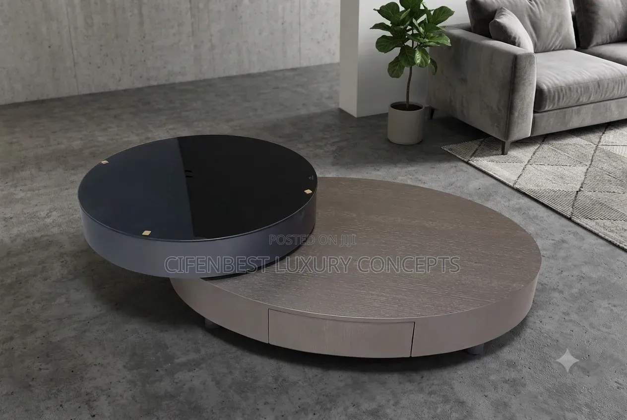 Rotational Wooden Centre Table