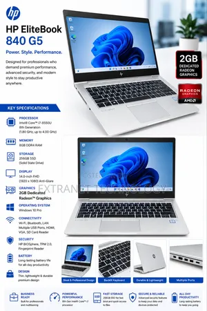 Laptop HP EliteBook 840 G5 8GB Intel Core i7 SSD 256GB