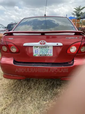 Toyota Corolla S 2005 Red